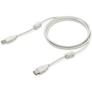 Кабель Buro USB A(m) USB A(f) 1.8м (USB2.0-AM-AF-1.8M-MG) феррит.кольца серый