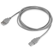 Кабель Buro USB A(m) USB A(f) 1.8м (BHP RET USB_AF18) серый (блистер)