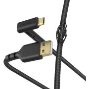 Кабель Hama 00187215 USB (m)-micro USB (m) 1.5м черный