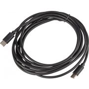 Кабель USB Type-C (m)-USB Type-C (m) 3м черный