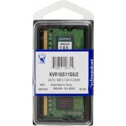 Память DDR3 2Gb 1600MHz Kingston KVR16S11S6/2