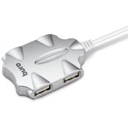Разветвитель USB 2.0 Buro BU-HUB4-0.5-U2.0-Candy