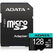 Флеш карта microSDXC 128GB A-Data AUSDX128GUI3V30SA2-RA1
