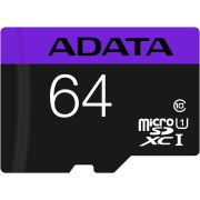Флеш карта microSDXC 64GB A-Data AUSDX64GUICL10-RA1