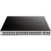 Коммутатор D-Link DGS-1210-52MP/FL1A (L2) 52x1Гбит/с 4xКомбо(1000BASE-T/SFP) 48PoE+ 370W управляемый