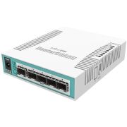 Коммутатор MikroTik CRS106-1C-5S (L2) 1xКомбо(1000BASE-T/SFP) 5SFP управляемый