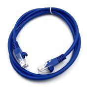 Патч-корд Buro UTP 4 пары cat.5E CCA molded 1м голубой RJ-45 (m)-RJ-45 (m) (UTP-5E-1M-BL)