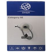 Кабель сетевой Ningbo UTP 4 пары cat.5E solid 0.5мм CCA molded 305м серый