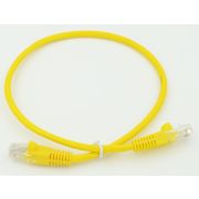 Патч-корд cat.5E stranded molded 0.5м желтый RJ-45 (m)-RJ-45 (m)