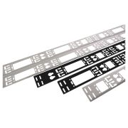 Кабельный органайзер вертикальный ЦМО ВКО-М-42.75-9005 односторонний окна 42U глуб.:12мм