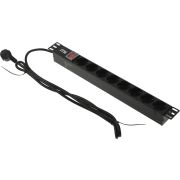 Блок распределения питания ITK PH12-8D1-P гор.размещ. 8xSchuko базовые 16A Schuko 2м