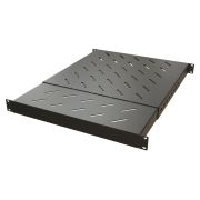 Полка стационарная Hyperline TSD3M-1U-650/1100-RAL9005 1U нагр.:150кг. 19