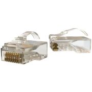 Коннектор Hyperline (PLEZ-8P8C-UA-C6-100) кат.6 RJ45 прозрачный (упак.:100шт)