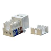 Модуль Hyperline KJ9-8P8C-C5E-90-WH информ. KeystoneRJ45 кат.5E UTP бел. (упак.:1шт)