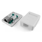 Розетка Hyperline SB1-1-8P8C-C5E-SH-WHRJ45 1 кат.5E FTP бел. (упак.:1шт)