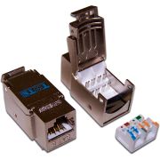Модуль Lanmaster TWT-OK45STP/6-WH информ. KeystoneRJ45 кат.6 STP бел.