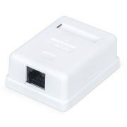 Розетка WRline WR-WS-8P8C-C5E-1 комп.RJ45 1 кат.5E UTP бел. (упак.:1шт)