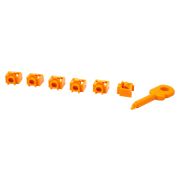 Заглушка Lanmaster LAN-SEC45-PL-SET-OR (упак.:6шт) 6м оранжевый
