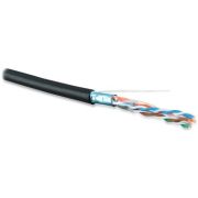 Кабель информационный Hyperline FUTP4-C5E-S24-OUT-LSZH-BK-500 кат.5E FTP 4 пары 24AWG LSZH внешний 500м черный