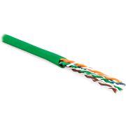 Кабель информационный Hyperline UUTP4-C5E-P24-IN-LSZH-GN-100 кат.5E U/UTP 4X2X24AWG LSZH внутренний 100м зеленый