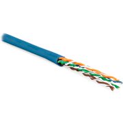 Кабель информационный Hyperline UUTP4-C5E-P24-IN-LSZH-BL-100 кат.5E U/UTP 4X2X24AWG LSZH внутренний 100м синий