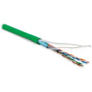 Кабель информационный Hyperline FUTP4-C5E-P26-IN-LSZH-GN-100 кат.5E F/UTP 4X2X26AWG LSZH внутренний 100м зеленый