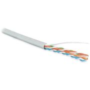 Кабель информационный Hyperline UUTP4-C5E-S24-IN-LSZH-GY-100 кат.5E UTP 4 пары 24AWG LSZH внутренний 100м серый