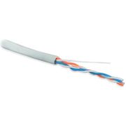 Кабель информационный Hyperline UUTP2-C5-S24-IN-LSZH-GY-500 кат.5 U/UTP 2X2X24AWG LSZH внутренний 500м серый