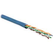 Кабель информационный Hyperline UUTP4-C6-S23-IN-PVC-BL-305 кат.6 UTP 4 пары 23AWG PVC внутренний 305м синий