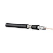 Кабель коаксиальный Hyperline COAX-RG6-100 RG-6 FTP PVC внутренний 100м черный