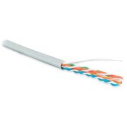 Кабель информационный Hyperline UUTP4-C5E-S24-IN-PVC-GY-100 кат.5E UTP 4 пары 24AWG PVC внутренний 100м серый