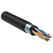 Кабель информационный ITK LC3-C5E04-339 кат.5E FTP 4 пары 24AWG LDPE внешний 305м черный