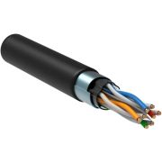 Кабель информационный ITK LC3-C604-329 кат.6 F/UTP 4X2X23AWG LSZH внешний 305м черный