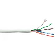 Кабель информационный Lanmaster LAN-5EUTP-LSZH-WH кат.5E UTP 4 пары 24AWG LSZH внутренний 305м белый