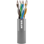 Кабель информационный NTSS NTSS-IN-UTP4-5Е-PVC-GY кат.5E UTP 4 пары 24AWG PVC внутренний 305м серый