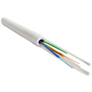 Кабель распределительный Hyperline FO-DPE-IN-9S-4-LSZH-WH 4x 9/125 OS1/OS2 внутренний LSZH 1м белый
