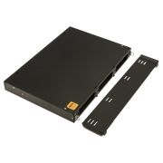 Бокс Hyperline FO-19V-1U-3xSLT-W130H30-24UN-BK