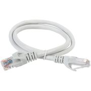 Патч-корд ITK PC01-C5EUL-1M UTP RJ-45 вил.-вилка RJ-45 кат.5E 1м серый LSZH