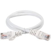 Патч-корд ITK PC08-C5EUL-2M U/UTP не экранированный RJ-45 вил.-вилка RJ-45 кат.5E 2м белый LSZH