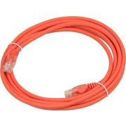 Патч-корд Lanmaster LAN-PC45/U5E-3.0-OR UTP RJ-45 вил.-вилка RJ-45 кат.5E 3м оранжевый LSZH (уп.:1шт)
