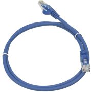 Патч-корд Lanmaster LAN-PC45/U5E-1.0-BL UTP RJ-45 вил.-вилка RJ-45 кат.5E 1м синий LSZH (уп.:1шт)