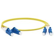Патч-корд Hyperline FC-D2-9-LC/UR-LC/UR-H-2M-LSZH-YL