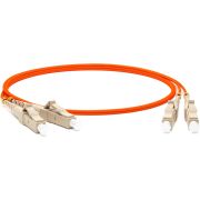 Патч-корд Hyperline FC-D2-50-LC/PR-LC/PR-H-10M-LSZH-OR
