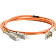 Патч-корд Lanmaster LAN-2LC-2SC/OM4-5.0 2x50/125 OM4 LC дуплекс-SC дуплекс 5м LSZH