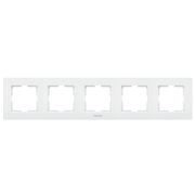 Рамка Panasonic Karre Plus WKTF08052WH-RU 5x горизонтальный монтаж пластик белый