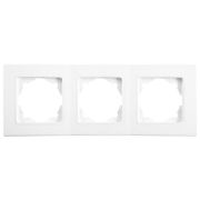 Рамка Panasonic Linnera S 91480003-RU 3x горизонтальный монтаж пластик белый