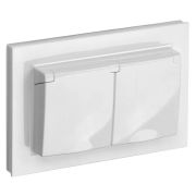 Розетка силов. IEK Brite РСбш12-3-44-БрБ