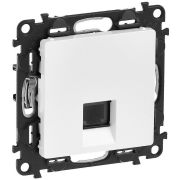 Розетка телеф. Legrand Valena Life 753438 скрыт. белый