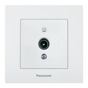 Розетка телев. Panasonic Karre Plus WKTC04522WH-RU проходная скрыт. IP20 белый (упак.:1шт)