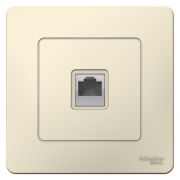 Розетка телеф. Schneider Electric Blanca BLNIS011002 скрыт. IP20 молочный
